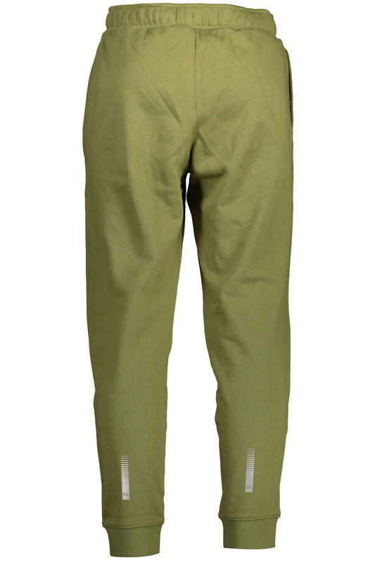 Green Cotton Men Pant