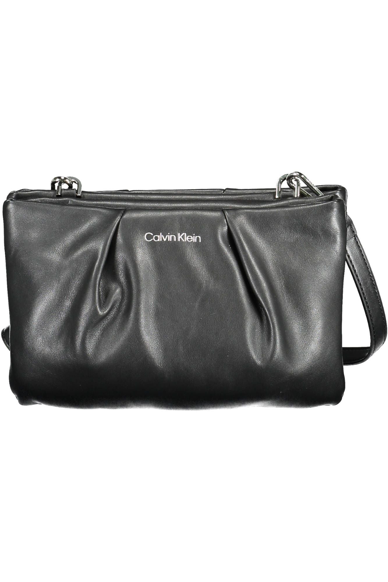 Black Polyethylene Women Handbag