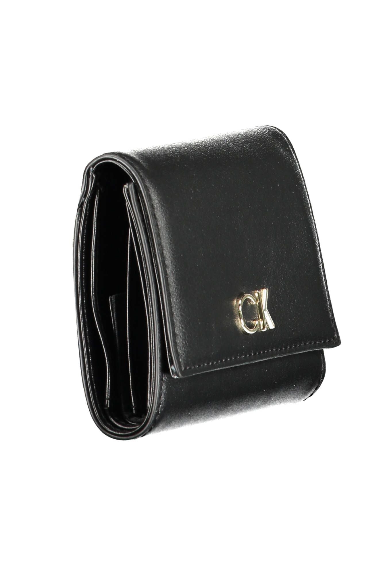 Black Polyester Women Wallet