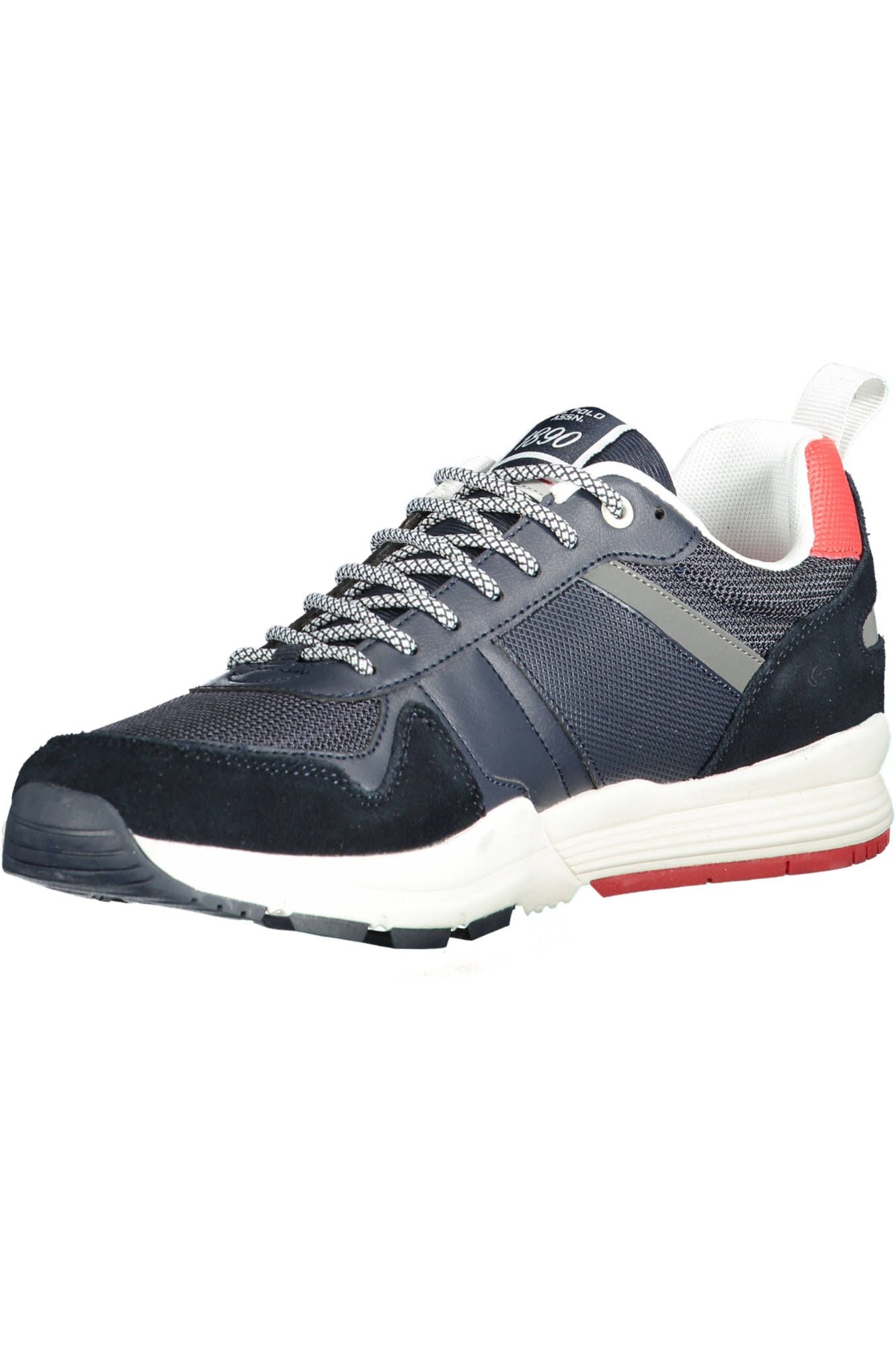 Blue Polyester Men Sneaker