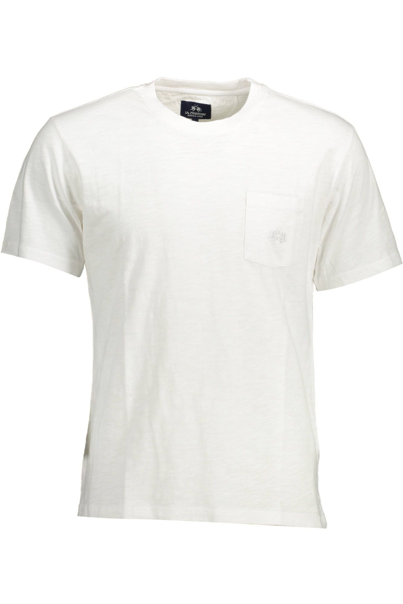 White Cotton Men T-Shirt