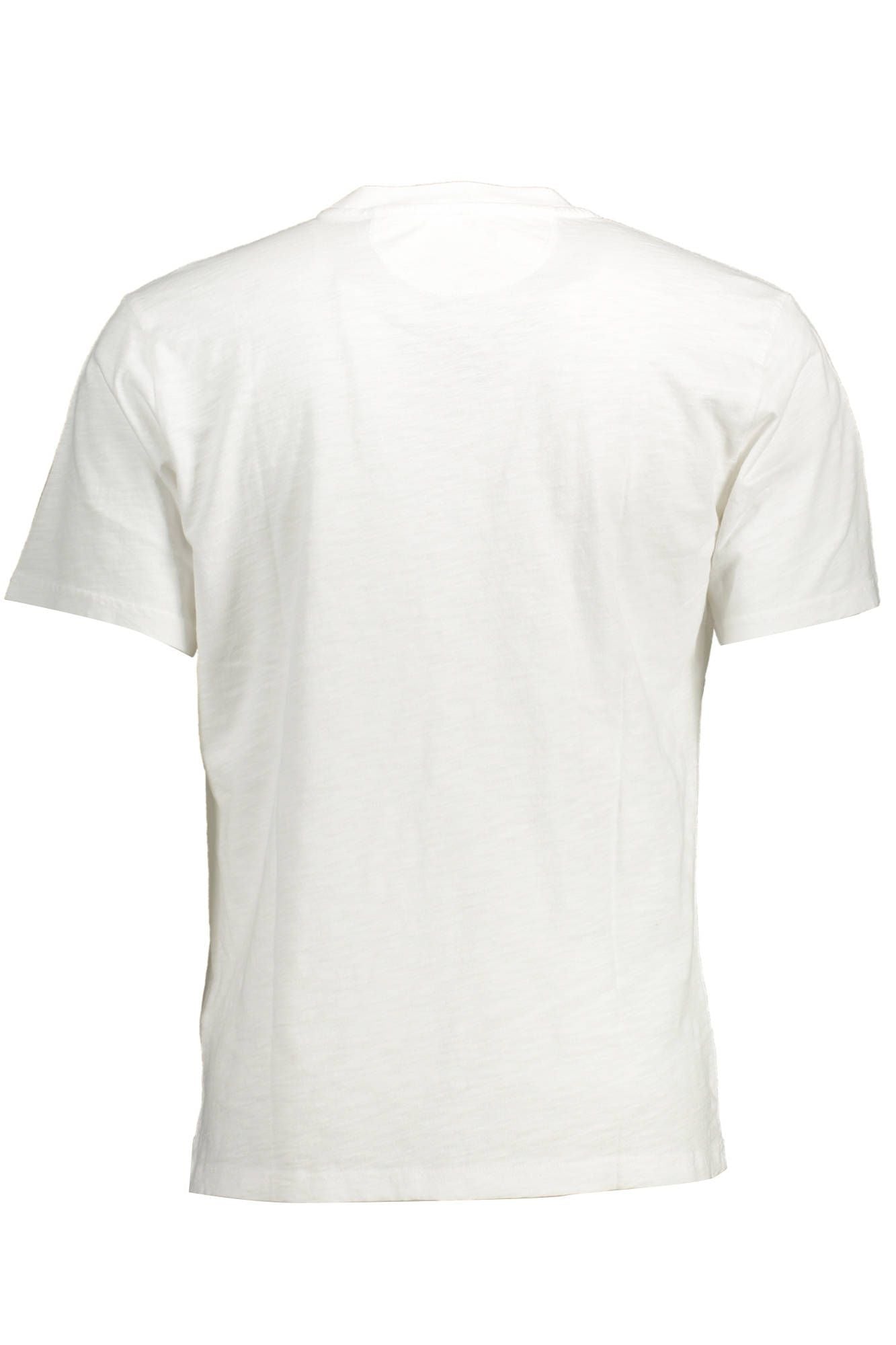 White Cotton Men T-Shirt