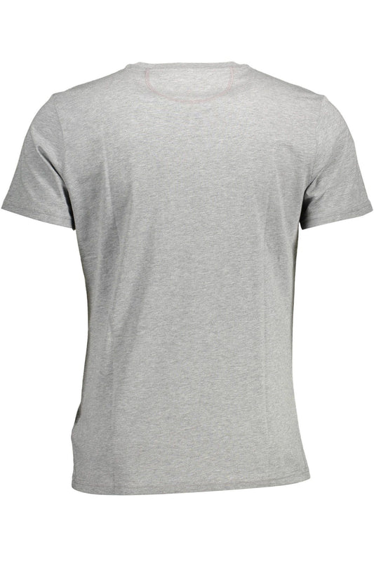 Gray Cotton Men's T-Shirt