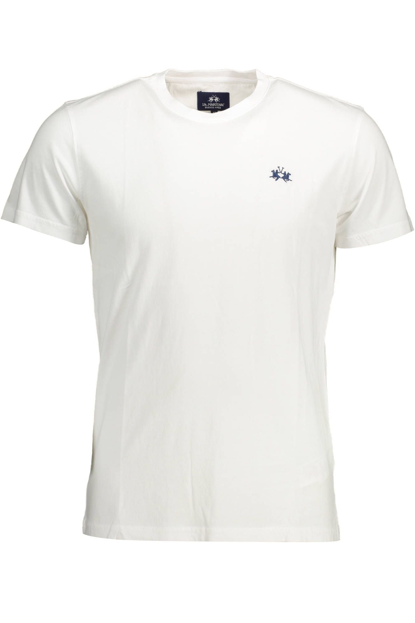 White Cotton Men T-Shirt