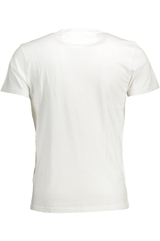 White Cotton Men T-Shirt
