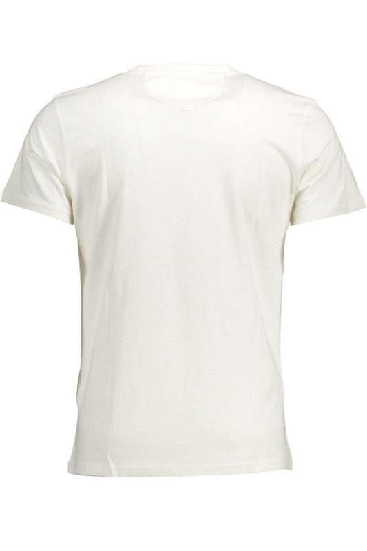 White Cotton Men T-Shirt