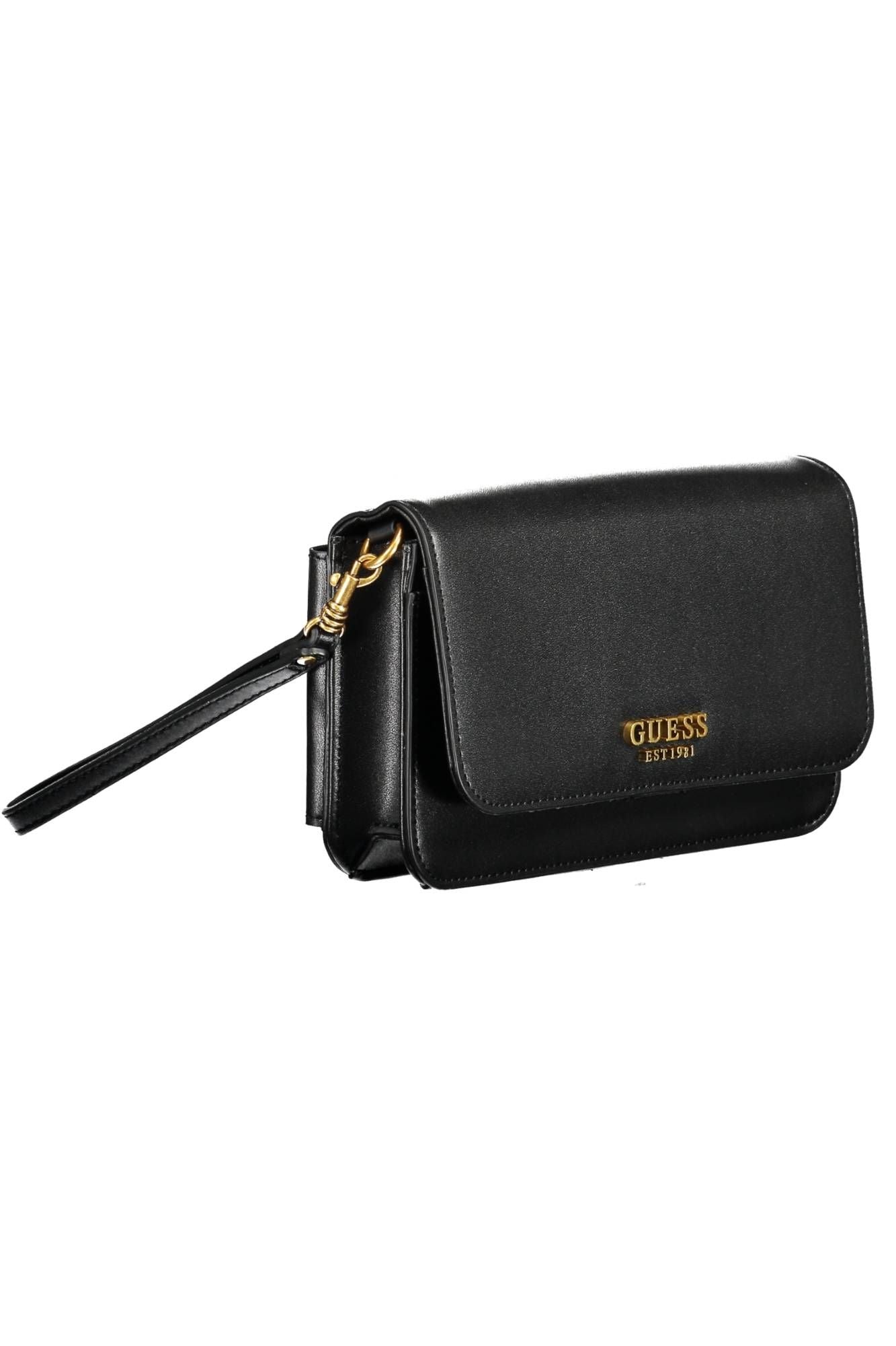 Black Polyurethane Women Wallet