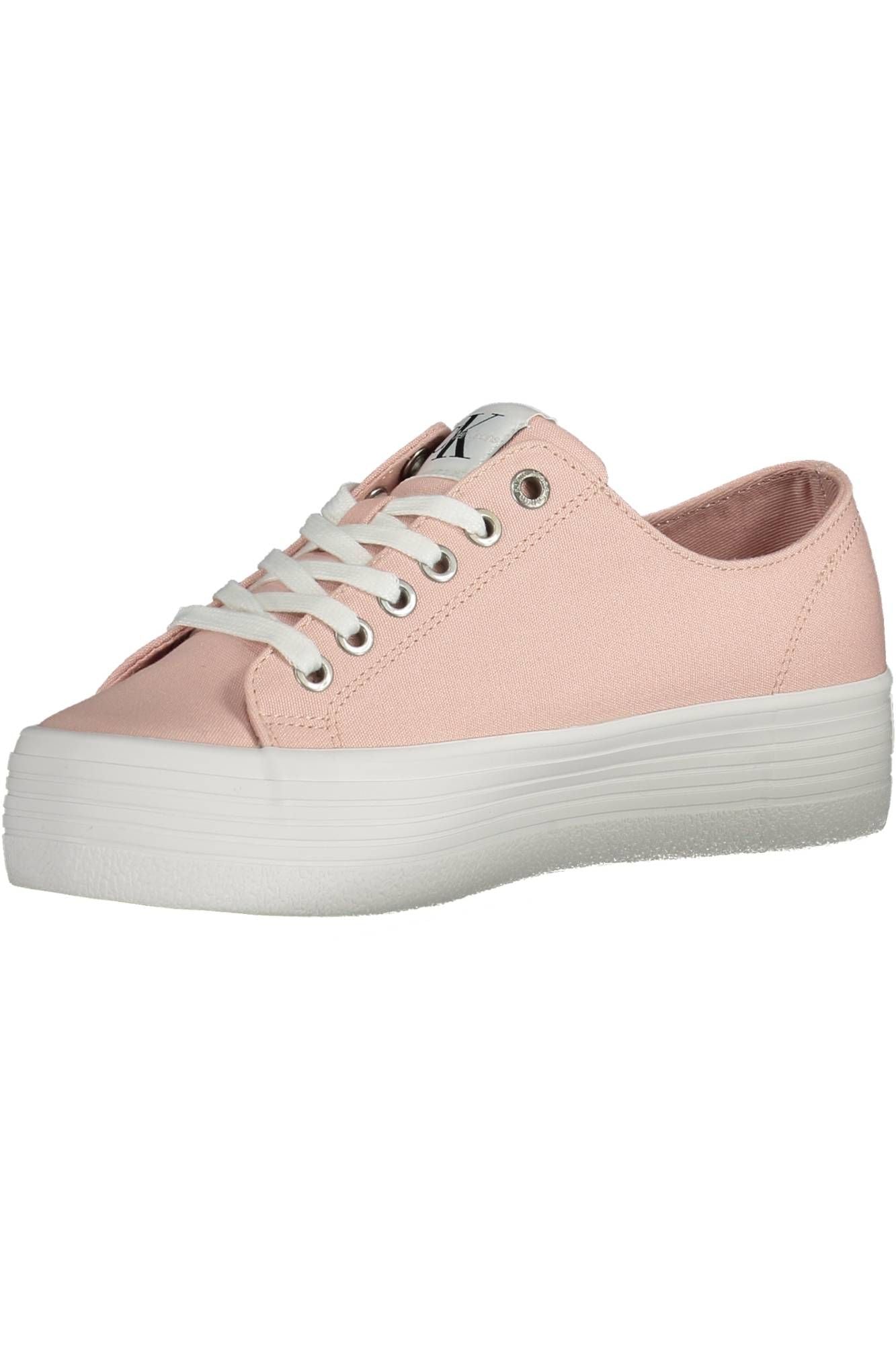 Pink Cotton Women Sneaker