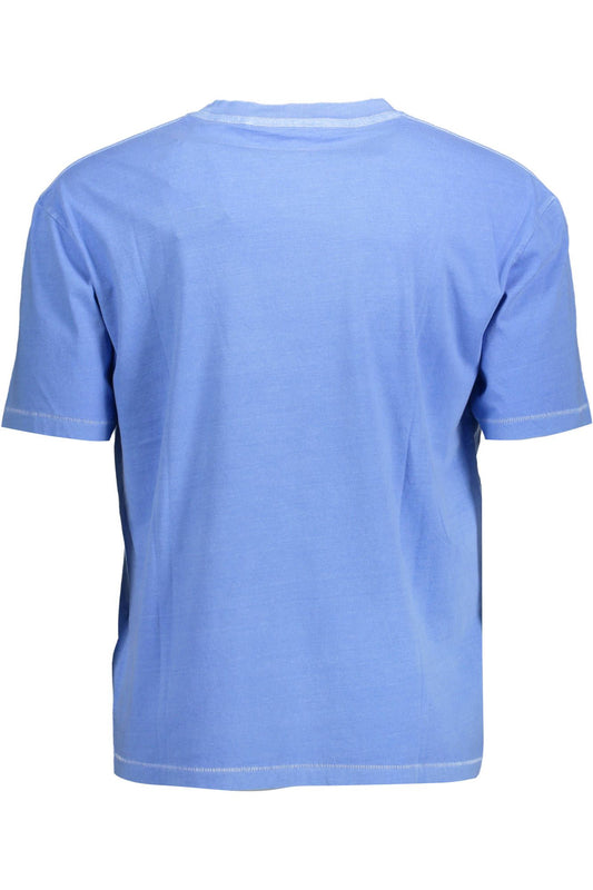 Blue Organic Cotton Men T-Shirt