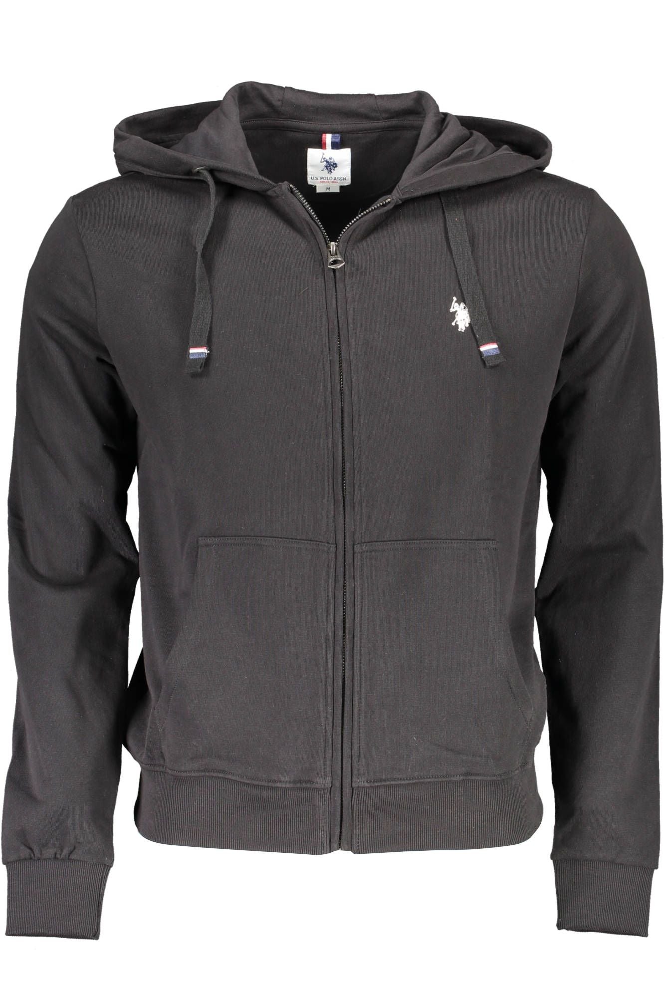 Black Cotton Men Sweater