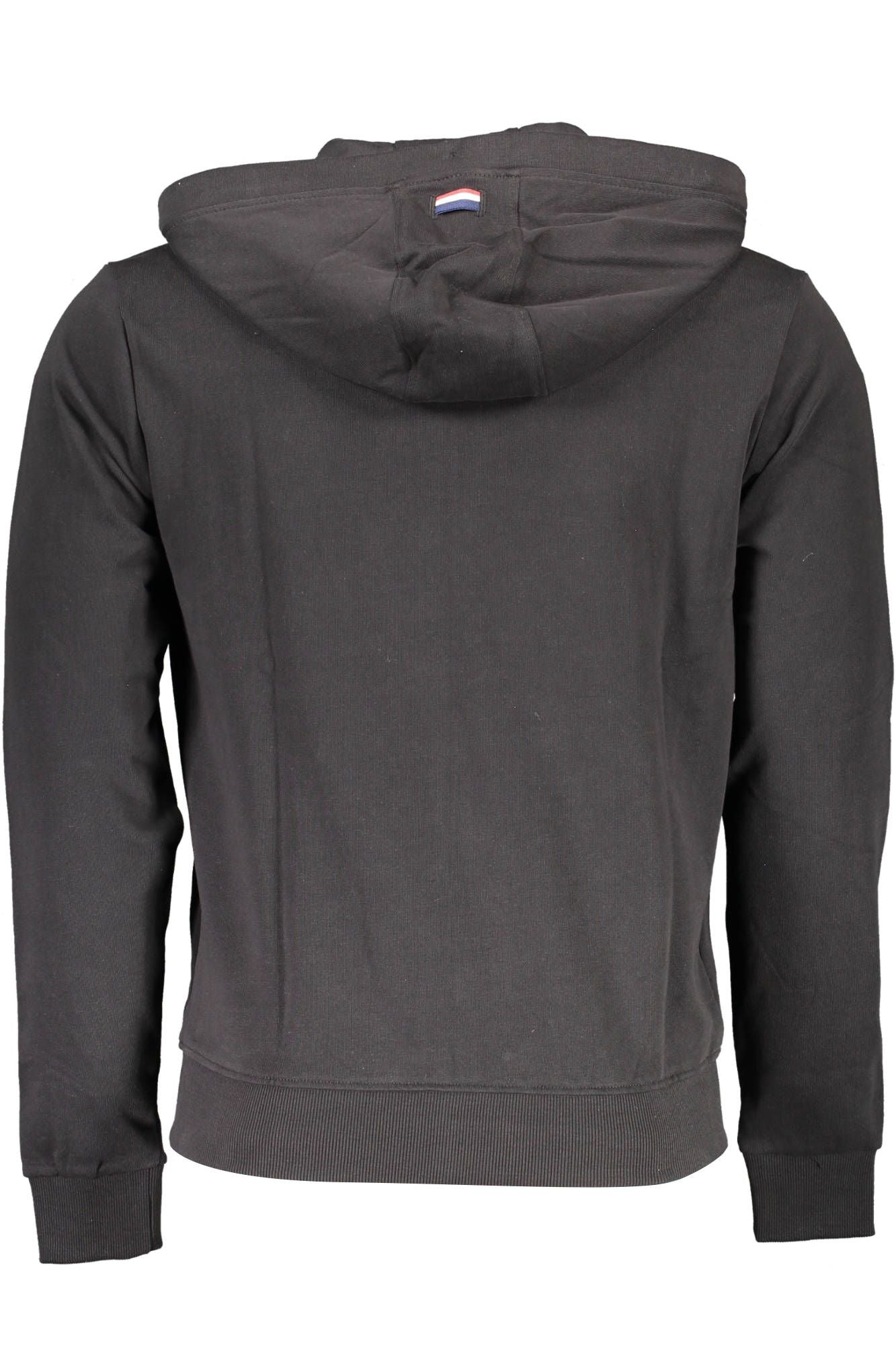 Black Cotton Men Sweater