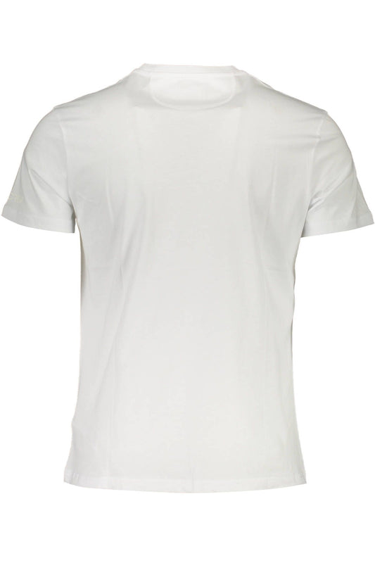White Cotton Men T-Shirt