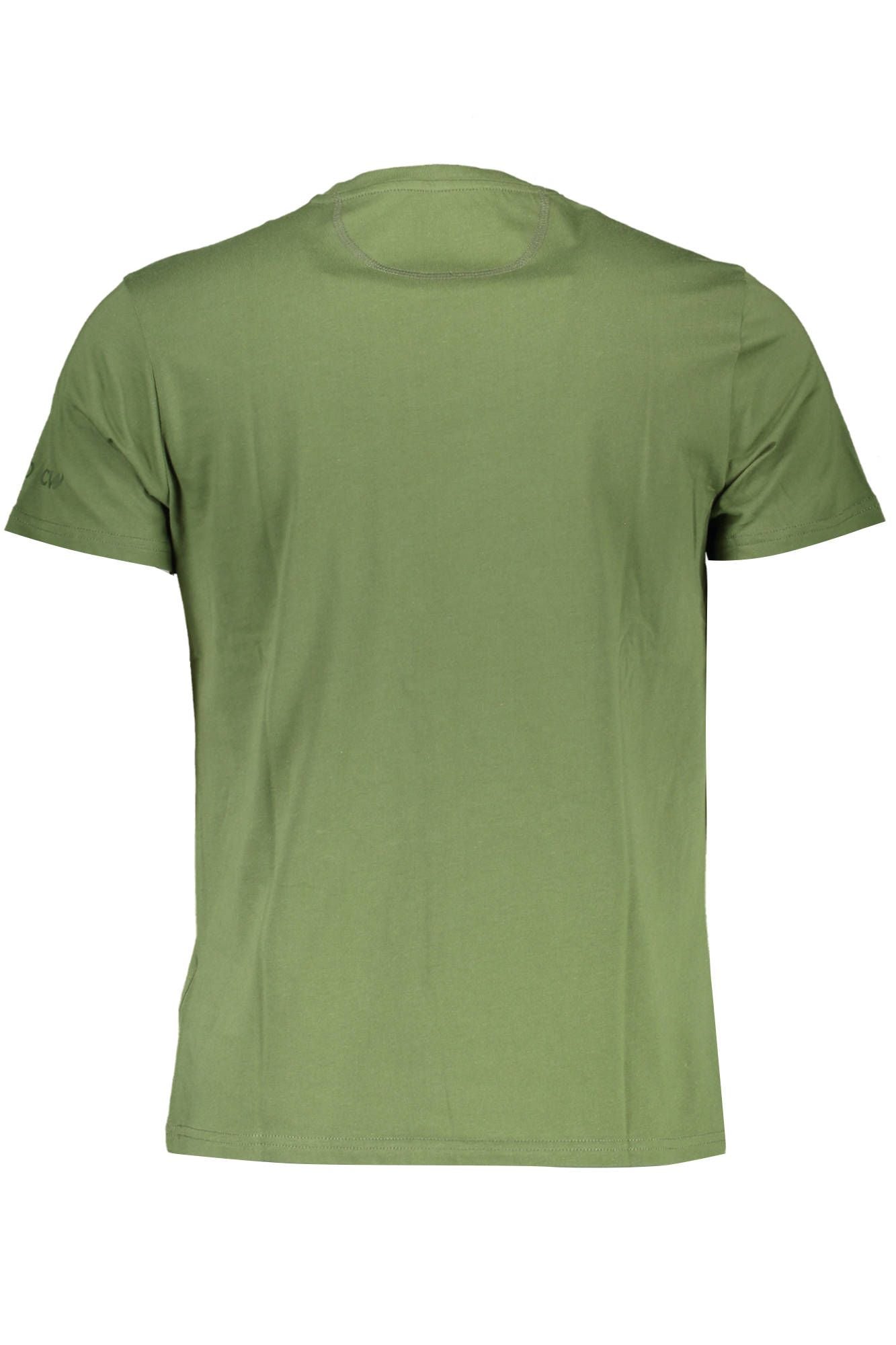 Green Cotton Men T-Shirt