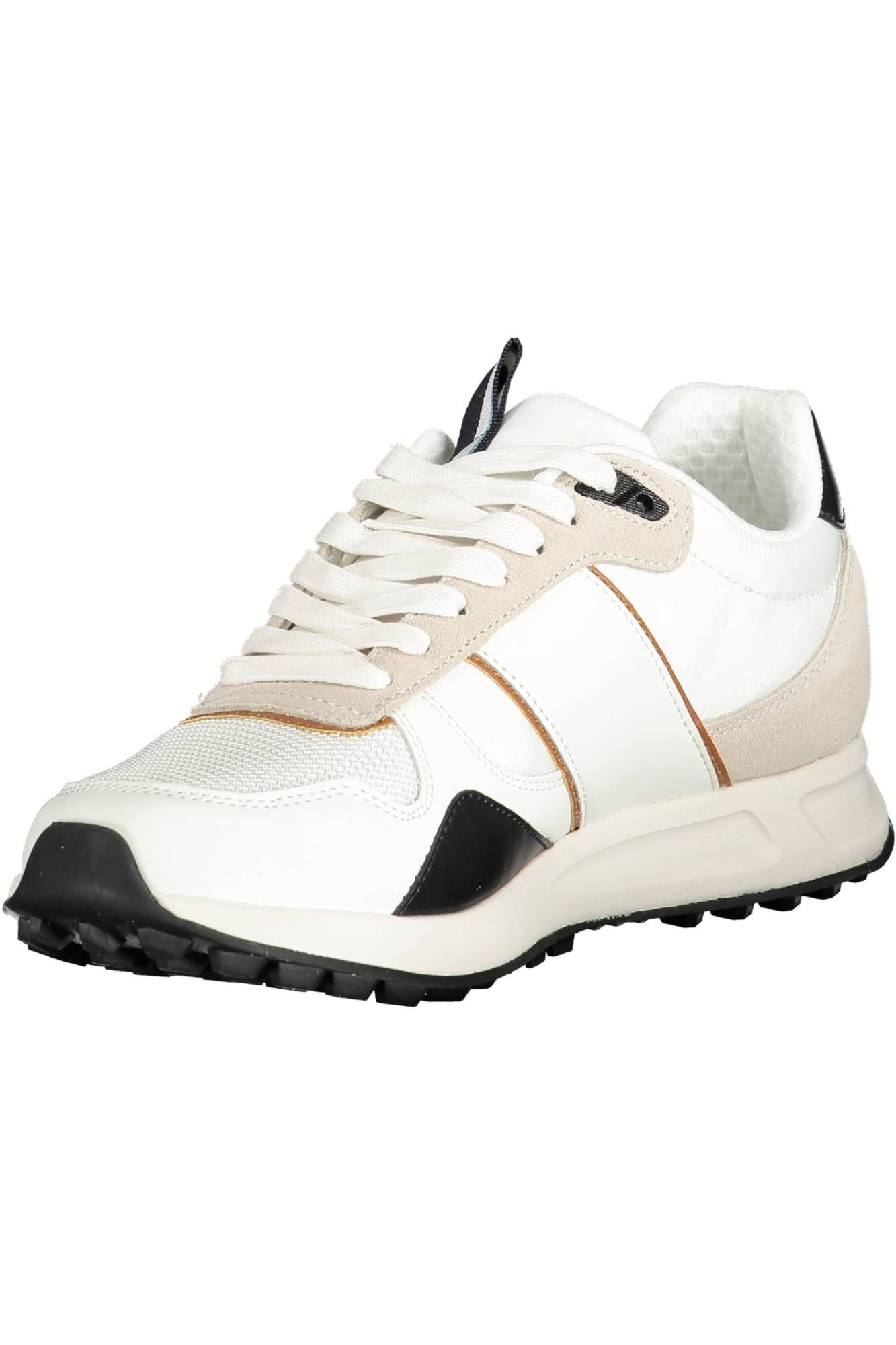 White Cotton Men Sneaker