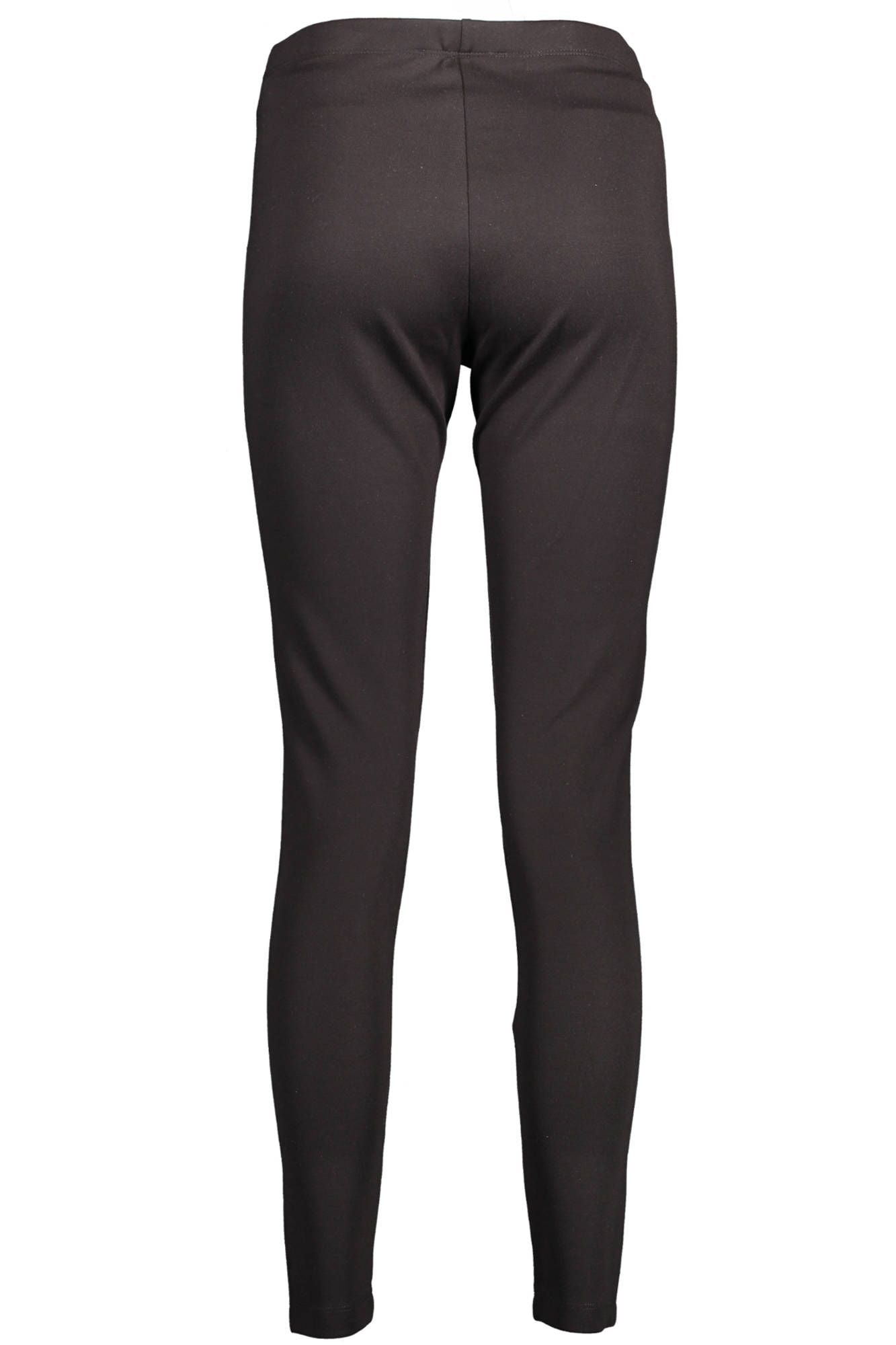 Black Polyester Women Legging
