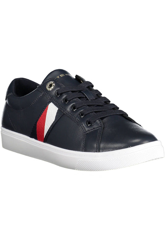 Blue Polyester Women Sneaker