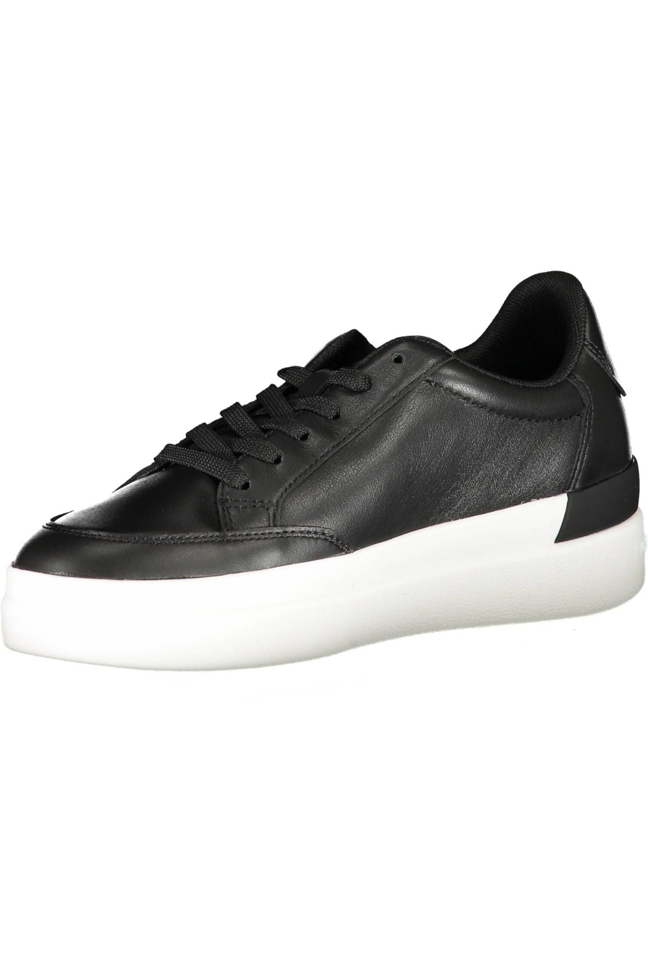 Black Polyester Women Sneaker