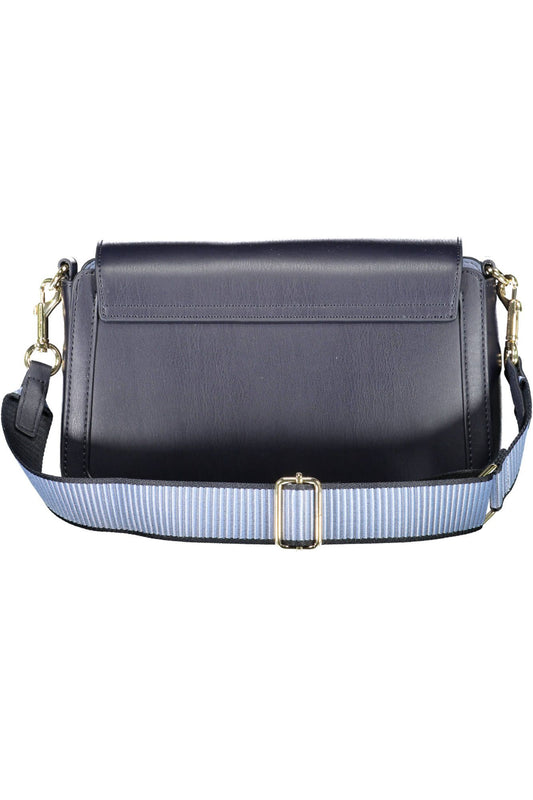 Blue Polyethylene Women Handbag