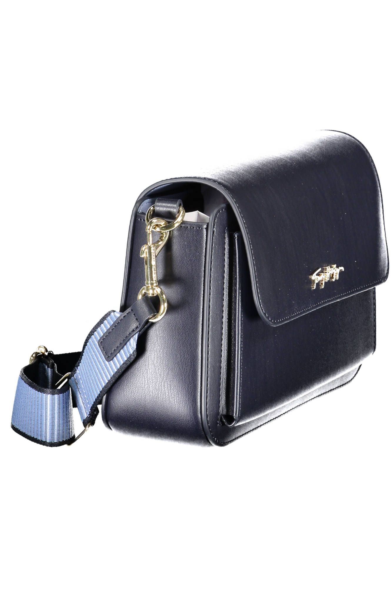 Blue Polyethylene Women Handbag