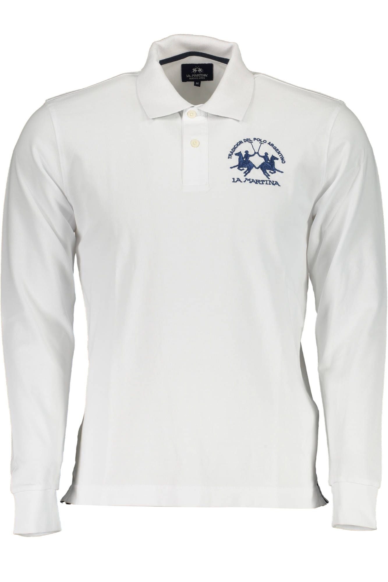 White Cotton Men Polo Shirt