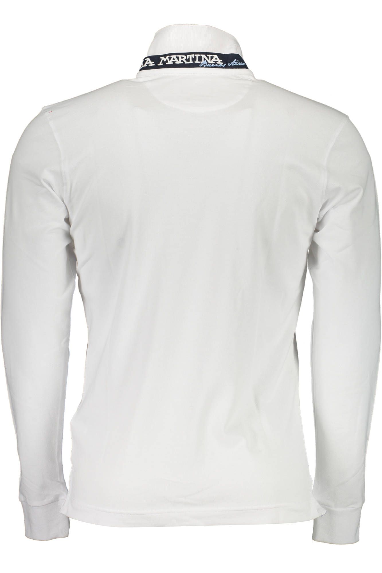 White Cotton Men Polo Shirt