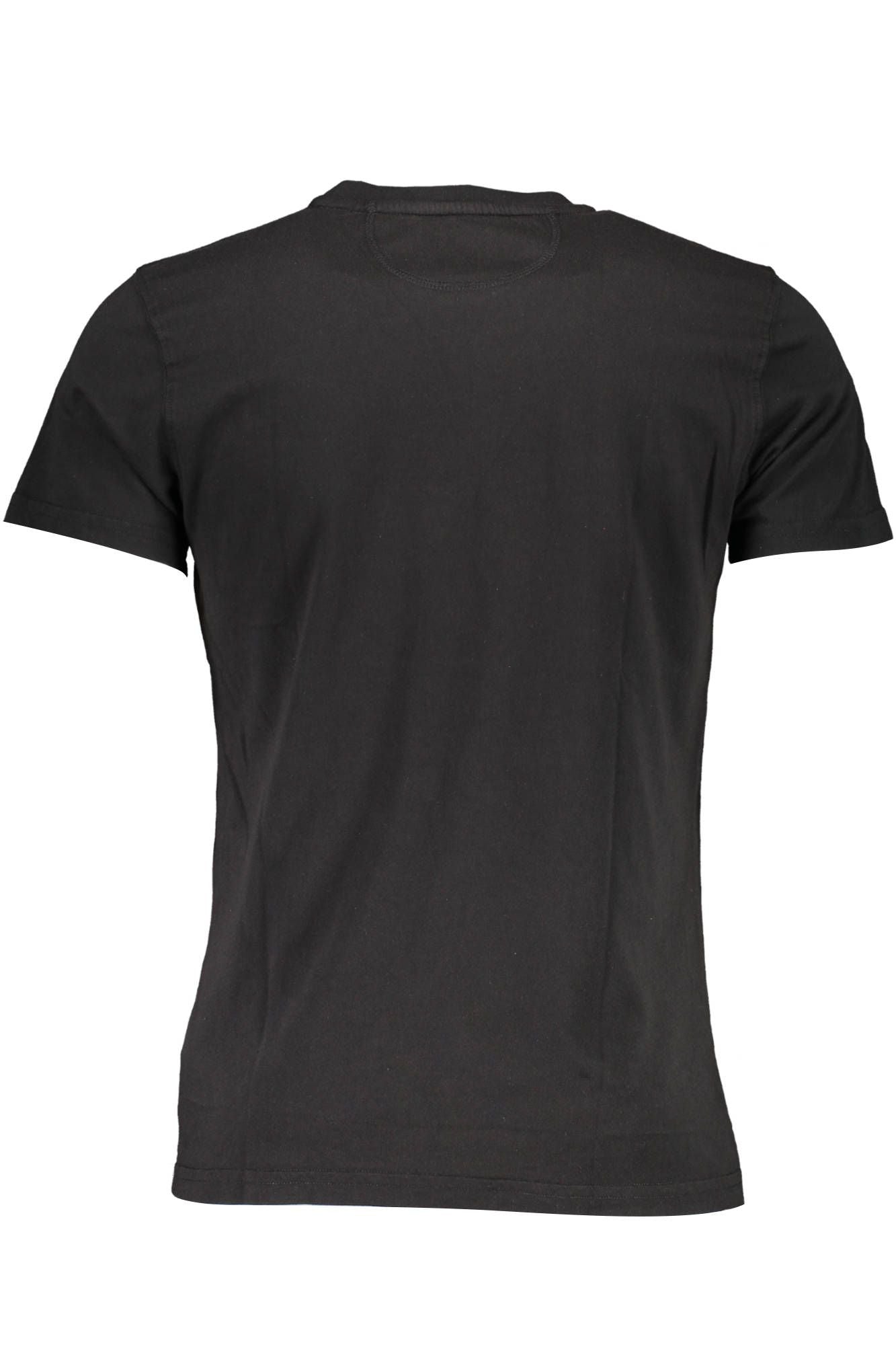Black Cotton Men TShirt