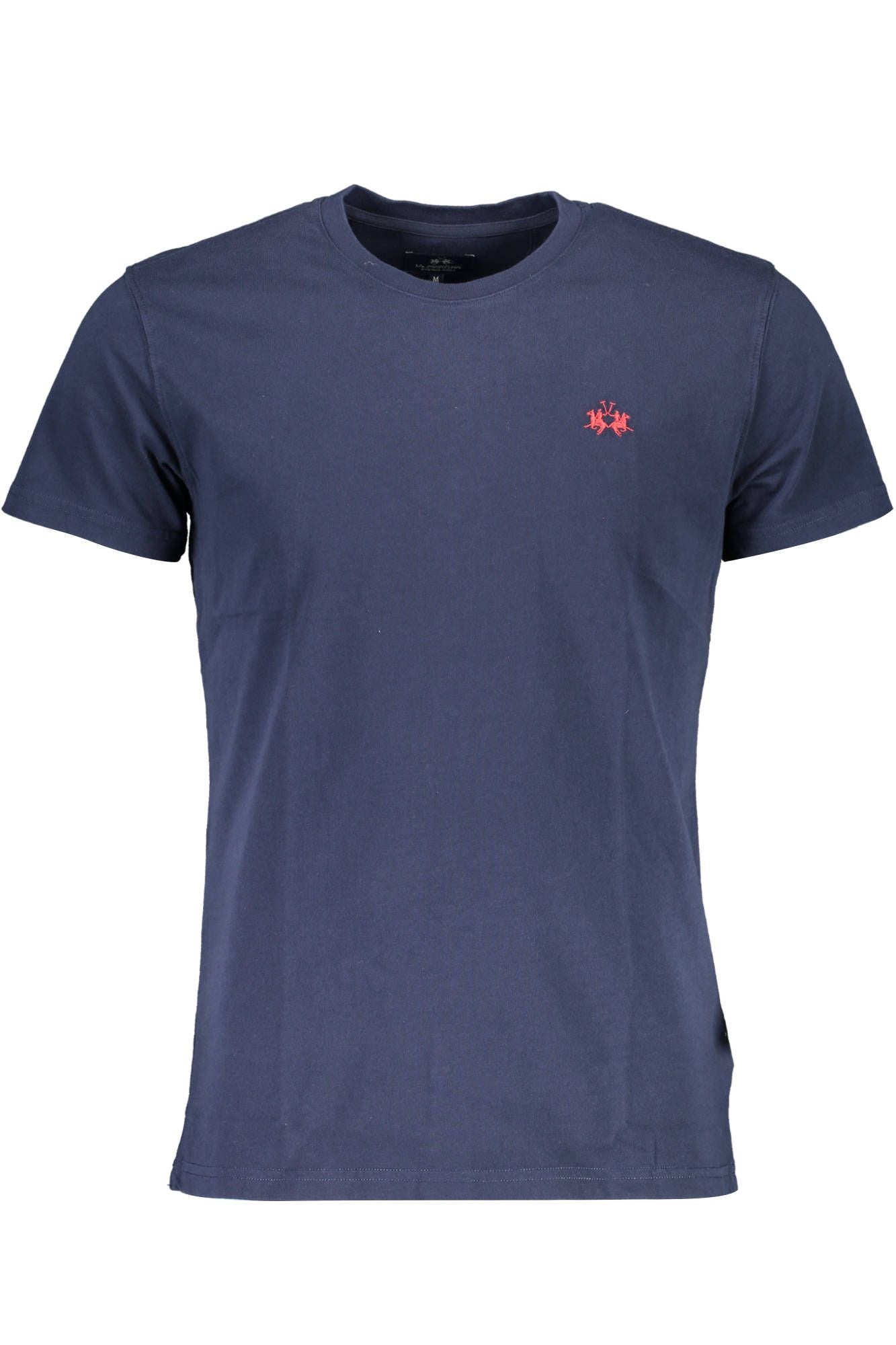 Blue Cotton Men T-Shirt
