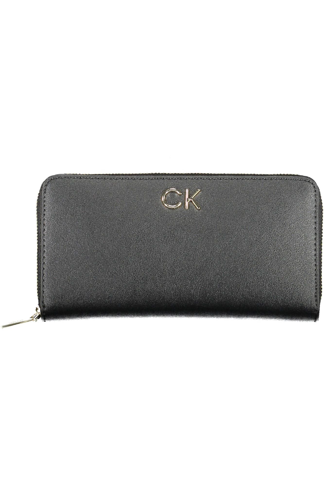 Black Polyurethane Women Wallet