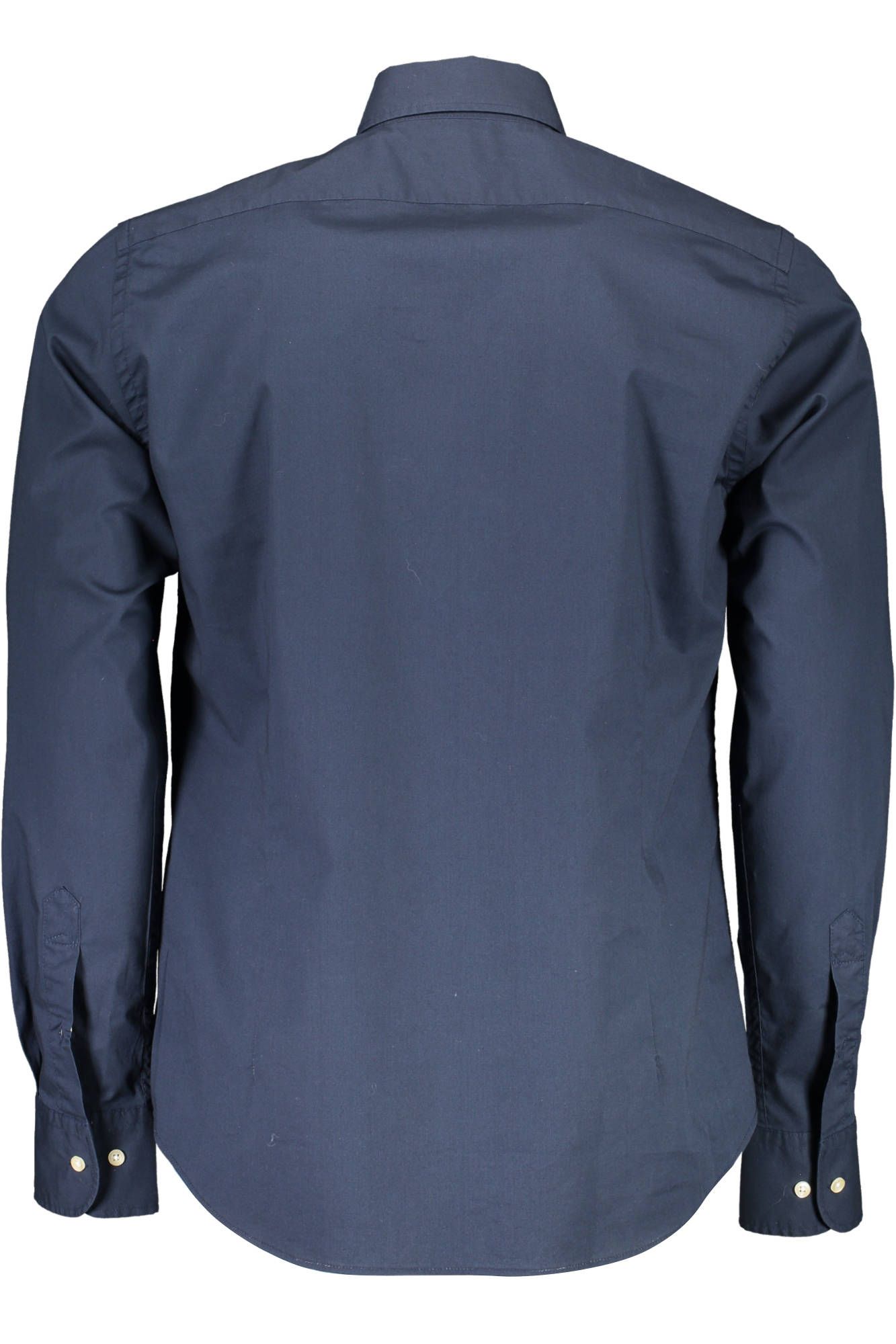 Blue Cotton Men Shirt