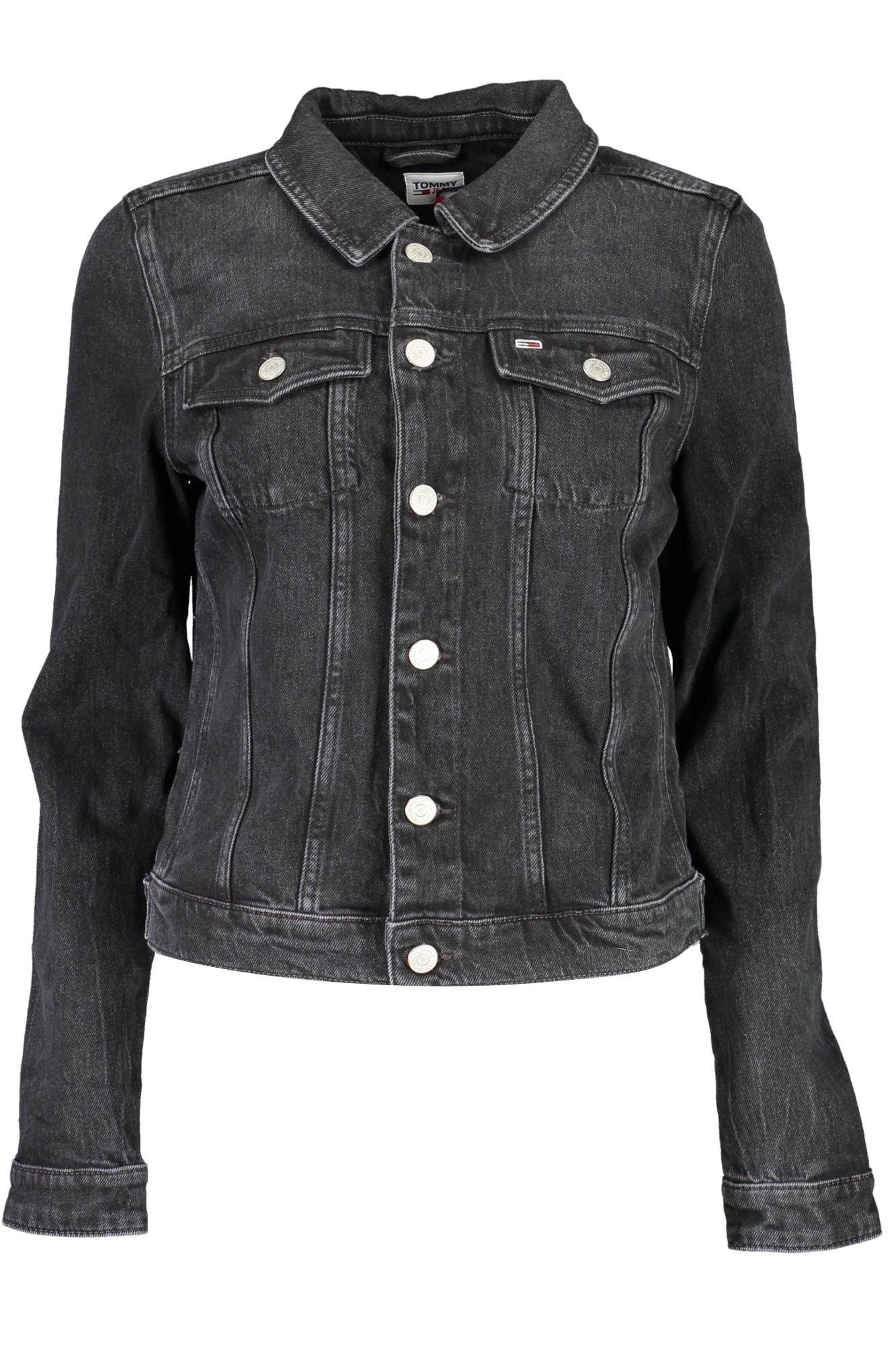 Black Cotton Women Jacket