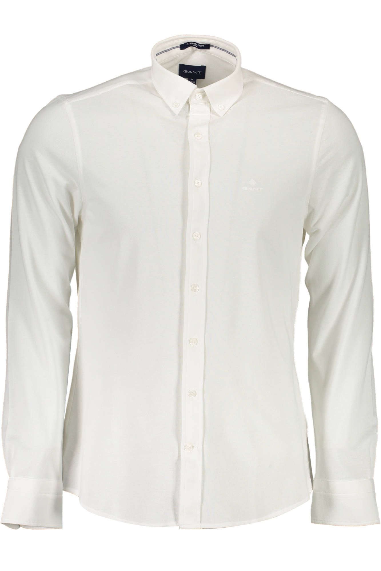 White Cotton Men Shirt