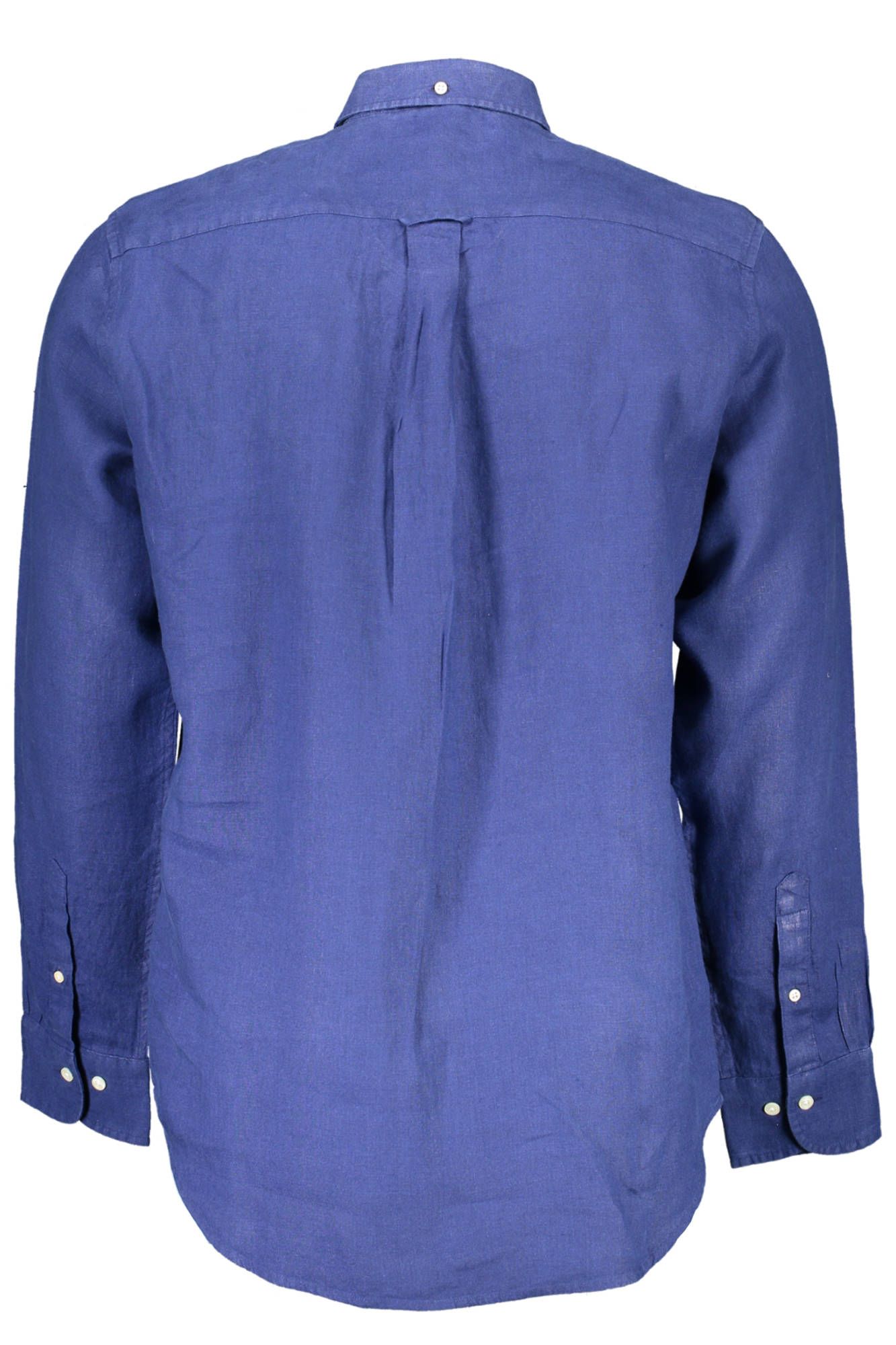 Blue Linen Men Shirt