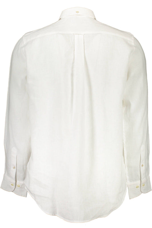 White Linen Men Shirt