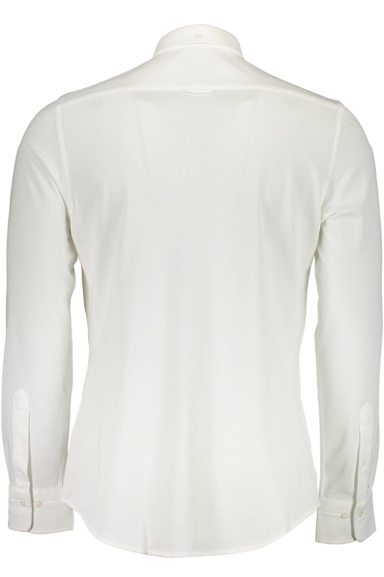 White Cotton Men Shirt