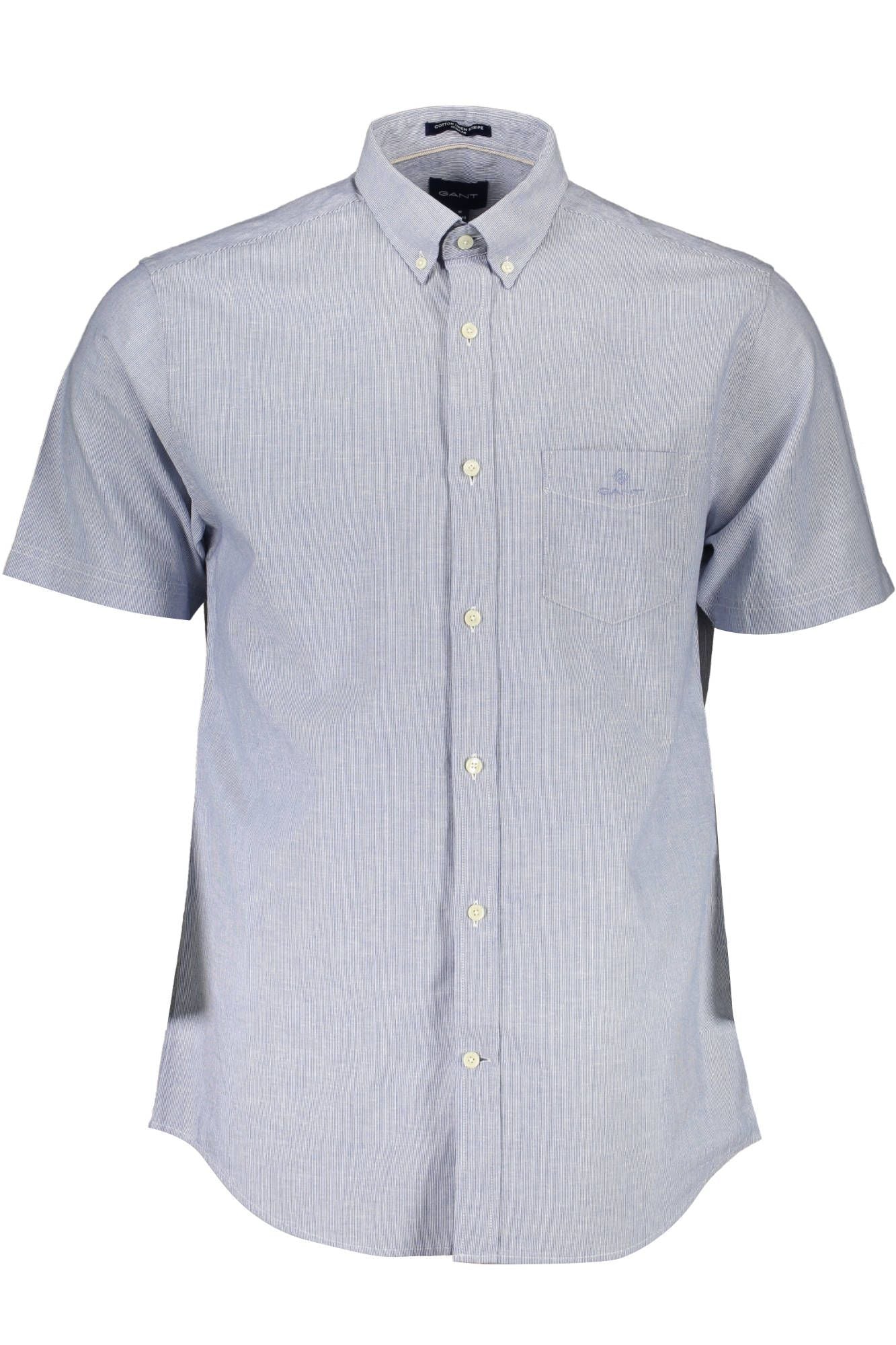 Blue Organic Cotton Men Shirt