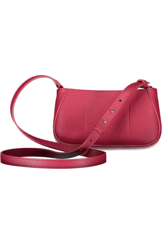 Pink Polyethylene Women Handbag