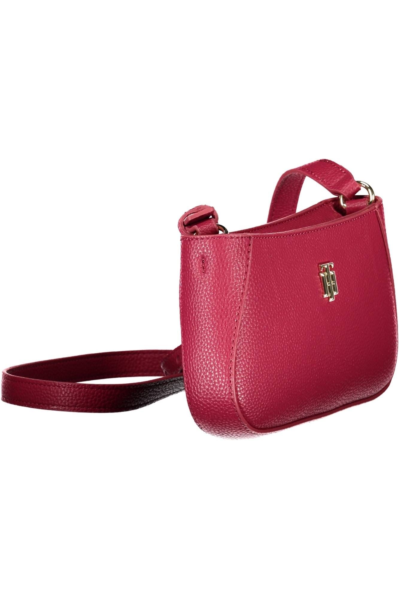 Pink Polyethylene Women Handbag