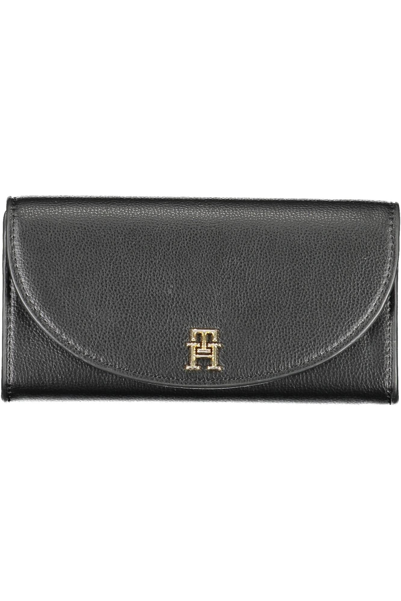 Black Polyurethane Women Wallet