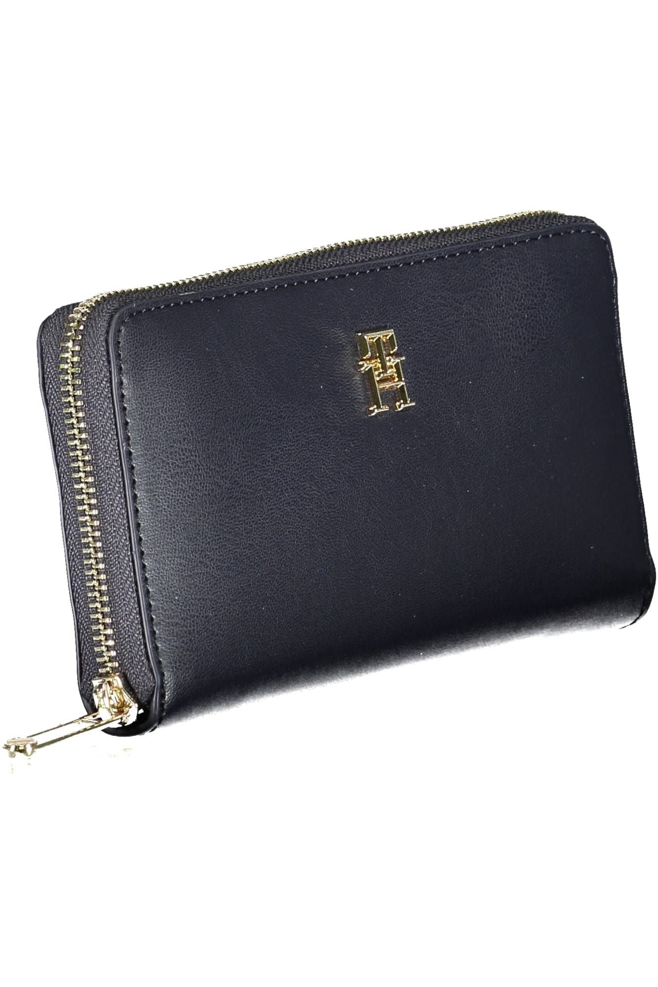 Blue Polyurethane Women Wallet