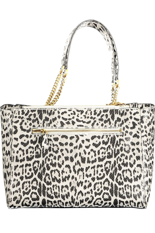 Black Polyurethane Women Handbag