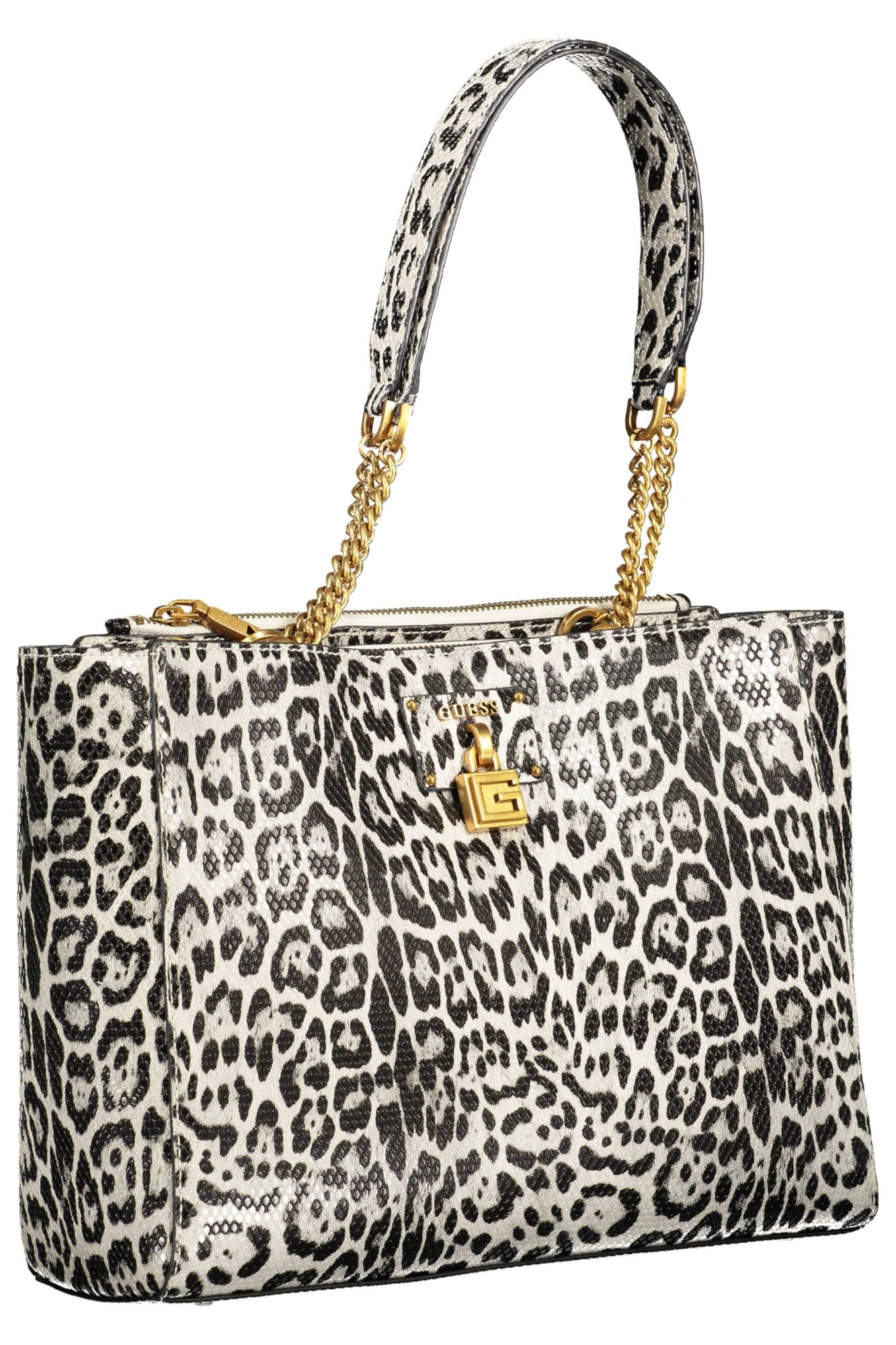 Black Polyurethane Women Handbag