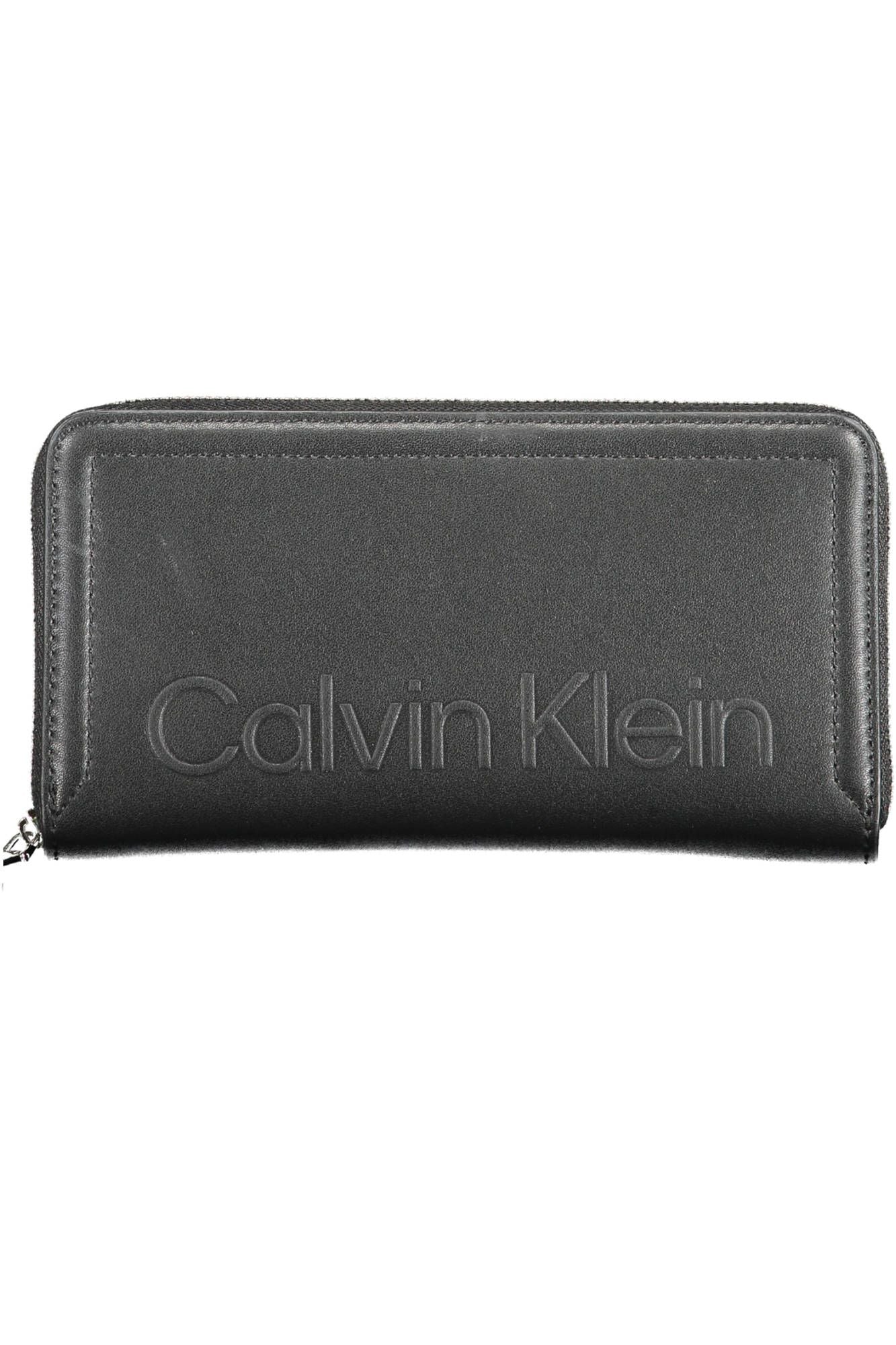 Black Polyurethane Women Wallet