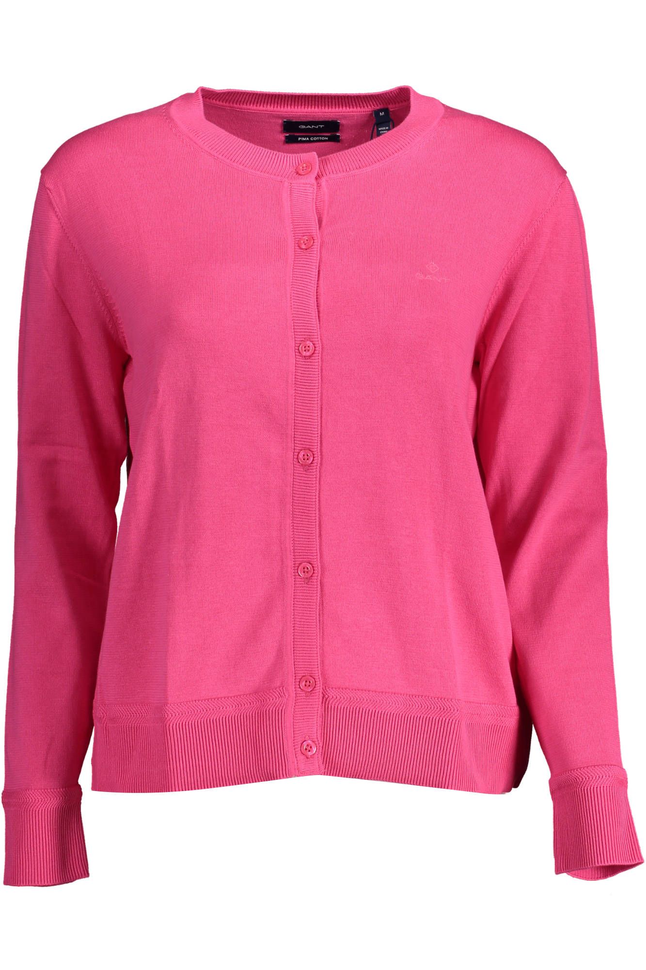Pink Cotton Women Cardigan