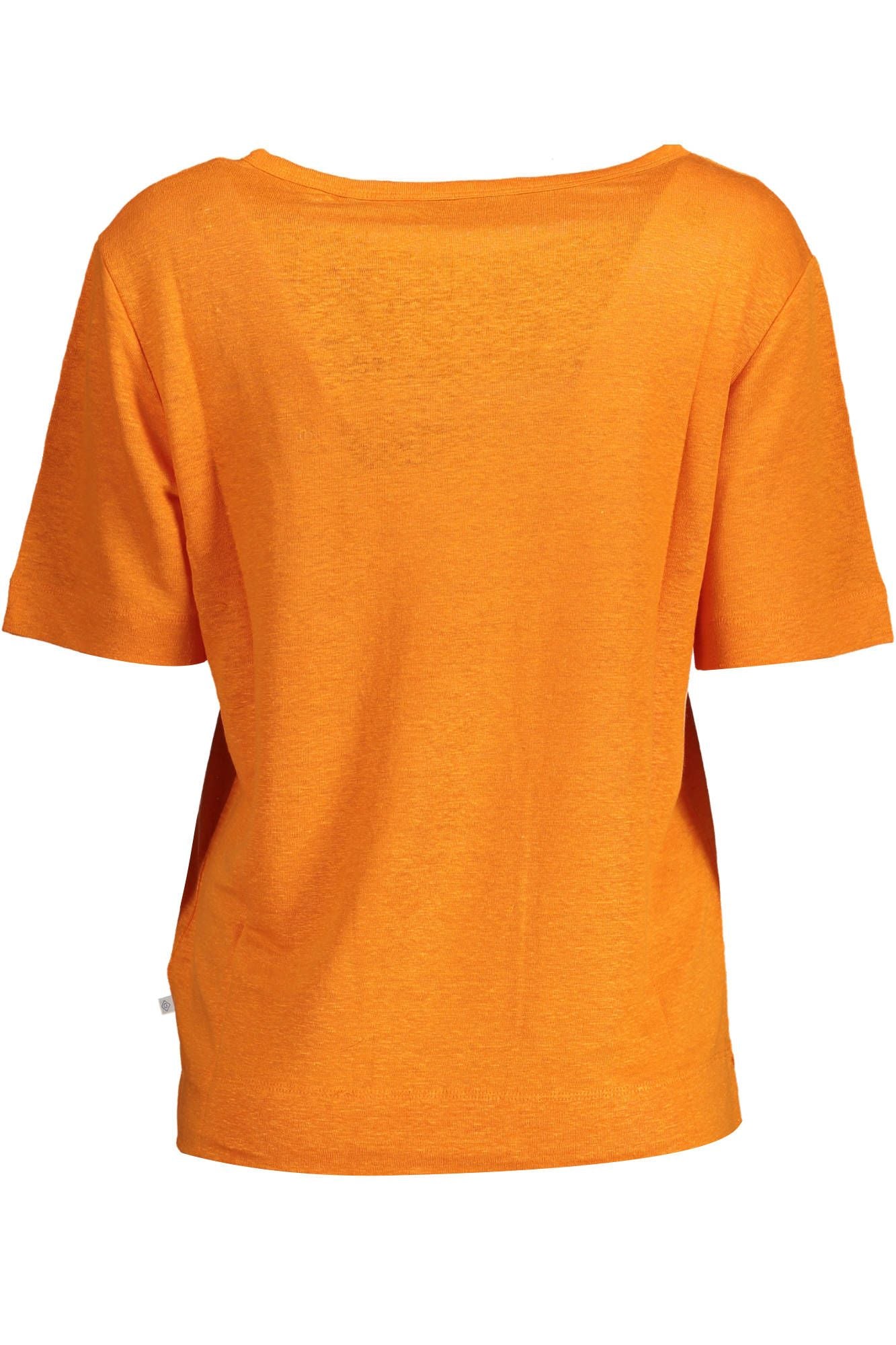 Orange Linen Women Top