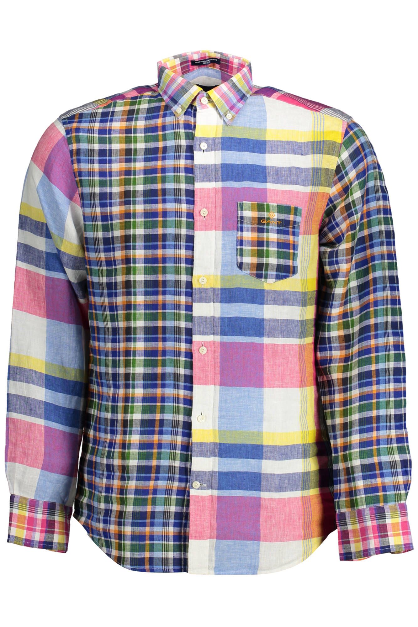 Blue Linen Men Shirt