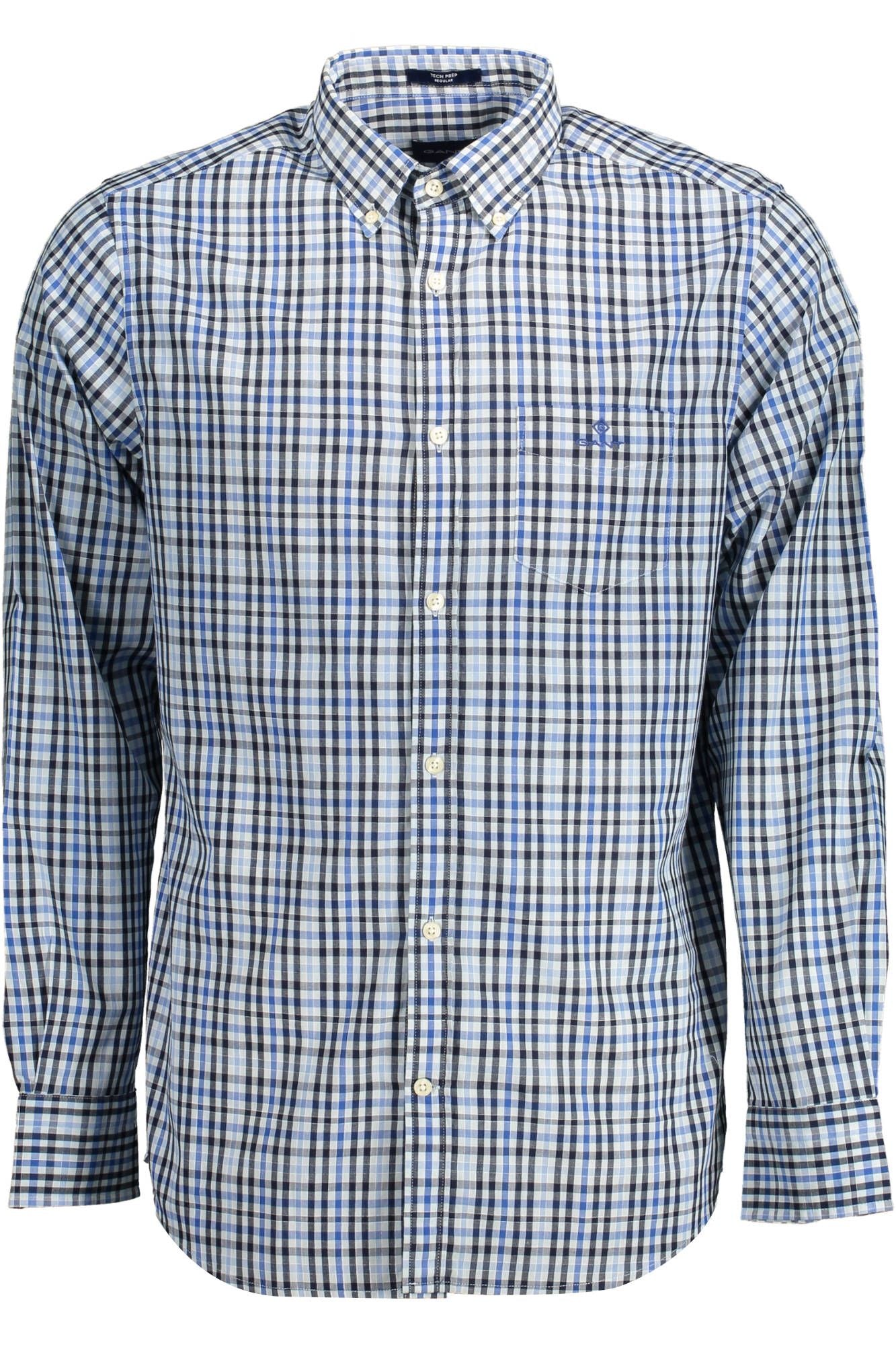 Light Blue Cotton Men Shirt