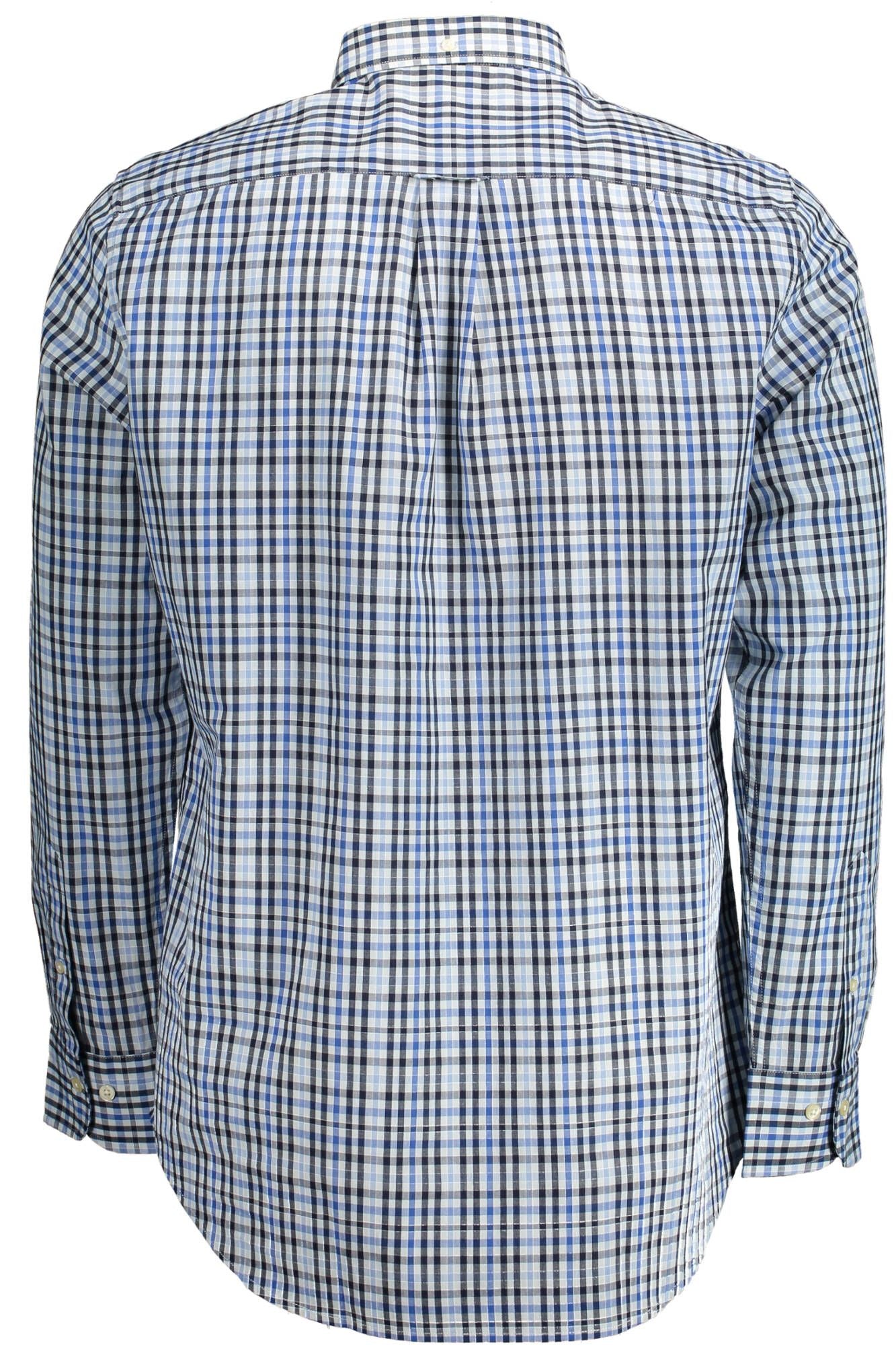 Light Blue Cotton Men Shirt