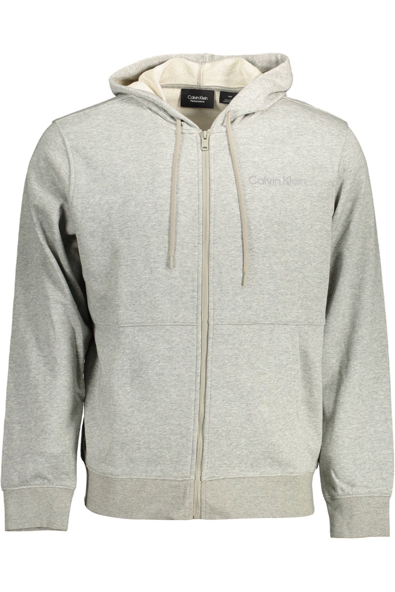 Gray Cotton Men Sweater
