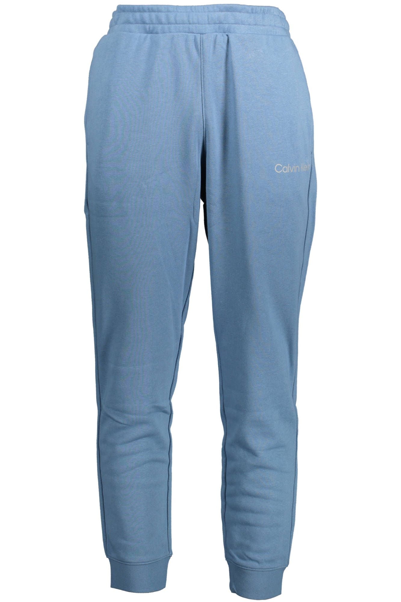 Blue Cotton Men Sport Trouser