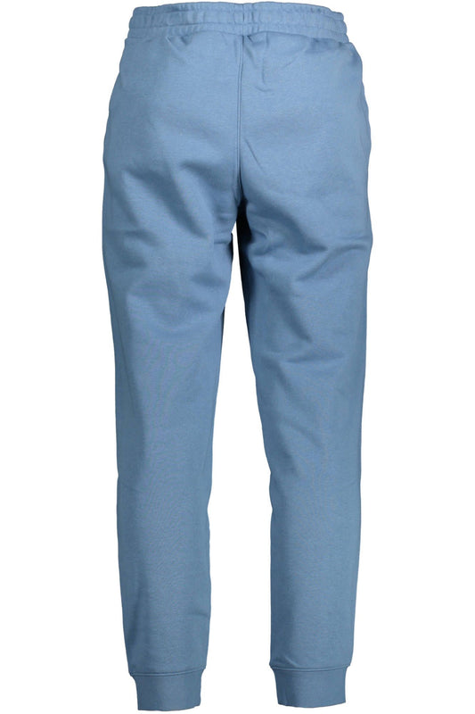 Blue Cotton Men Sport Trouser